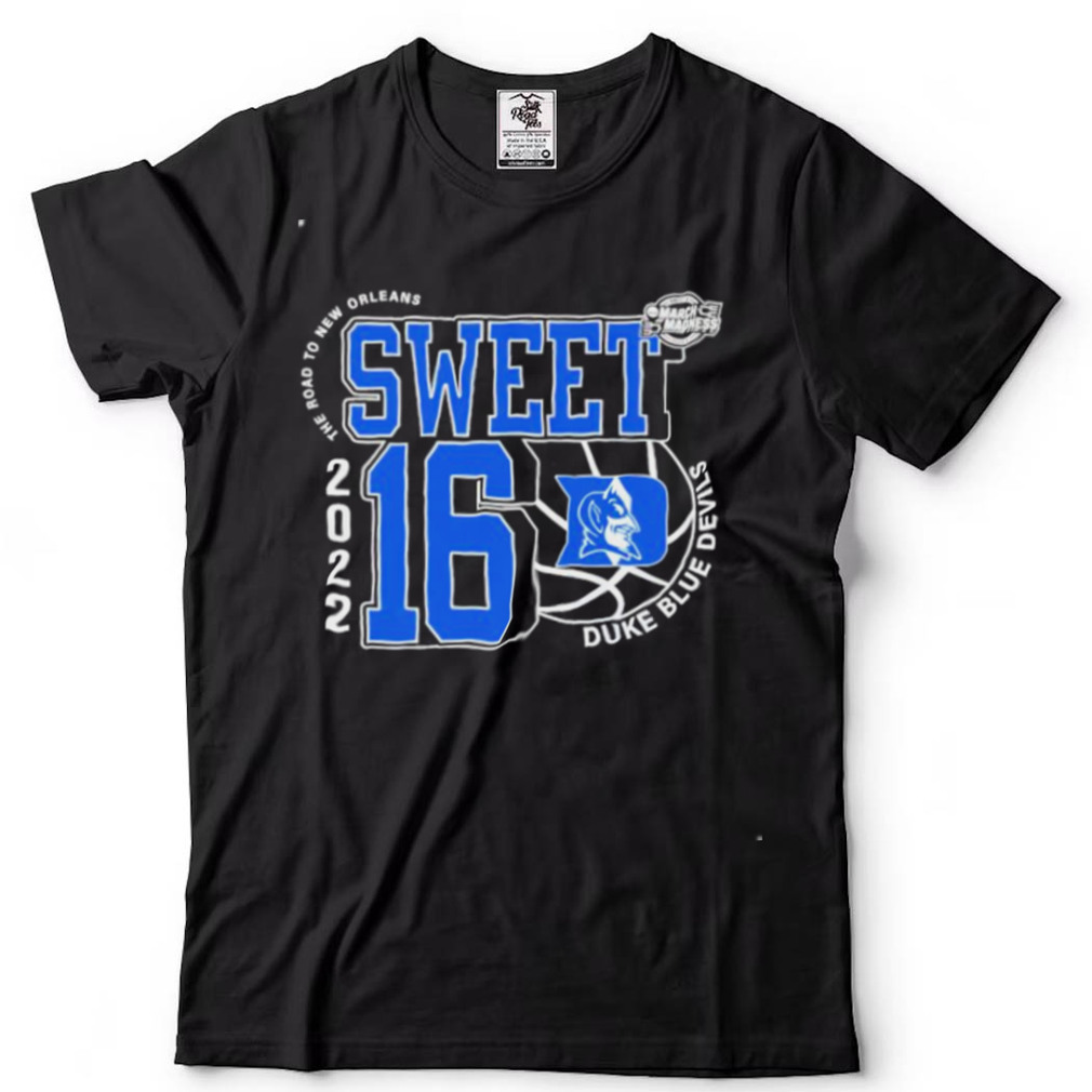 Awesome duke Blue Devils sweet sixteen 2022 the road to New Orleans shirt