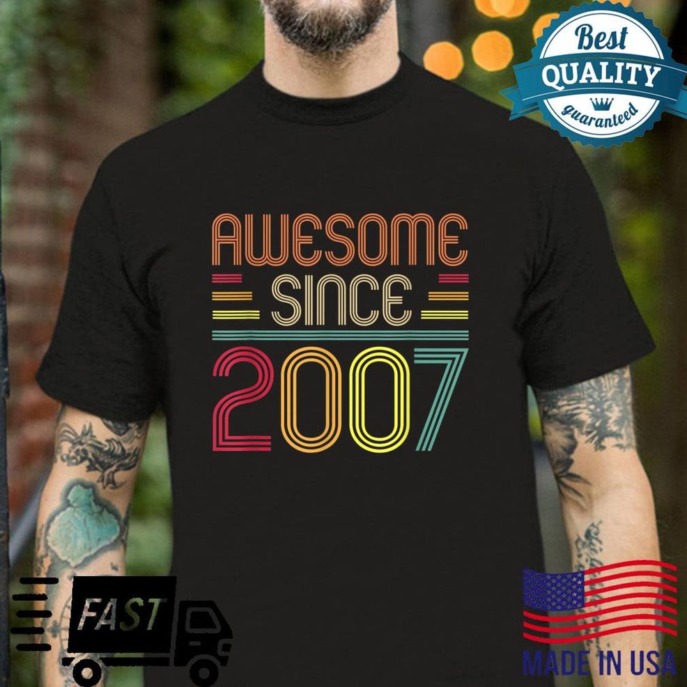 Awesome Since 2007 17 Year Old Shirt