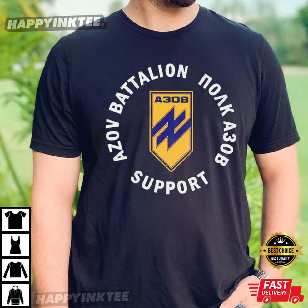 Azov Battalion Support Shirt, Ukraine Support T Shirt