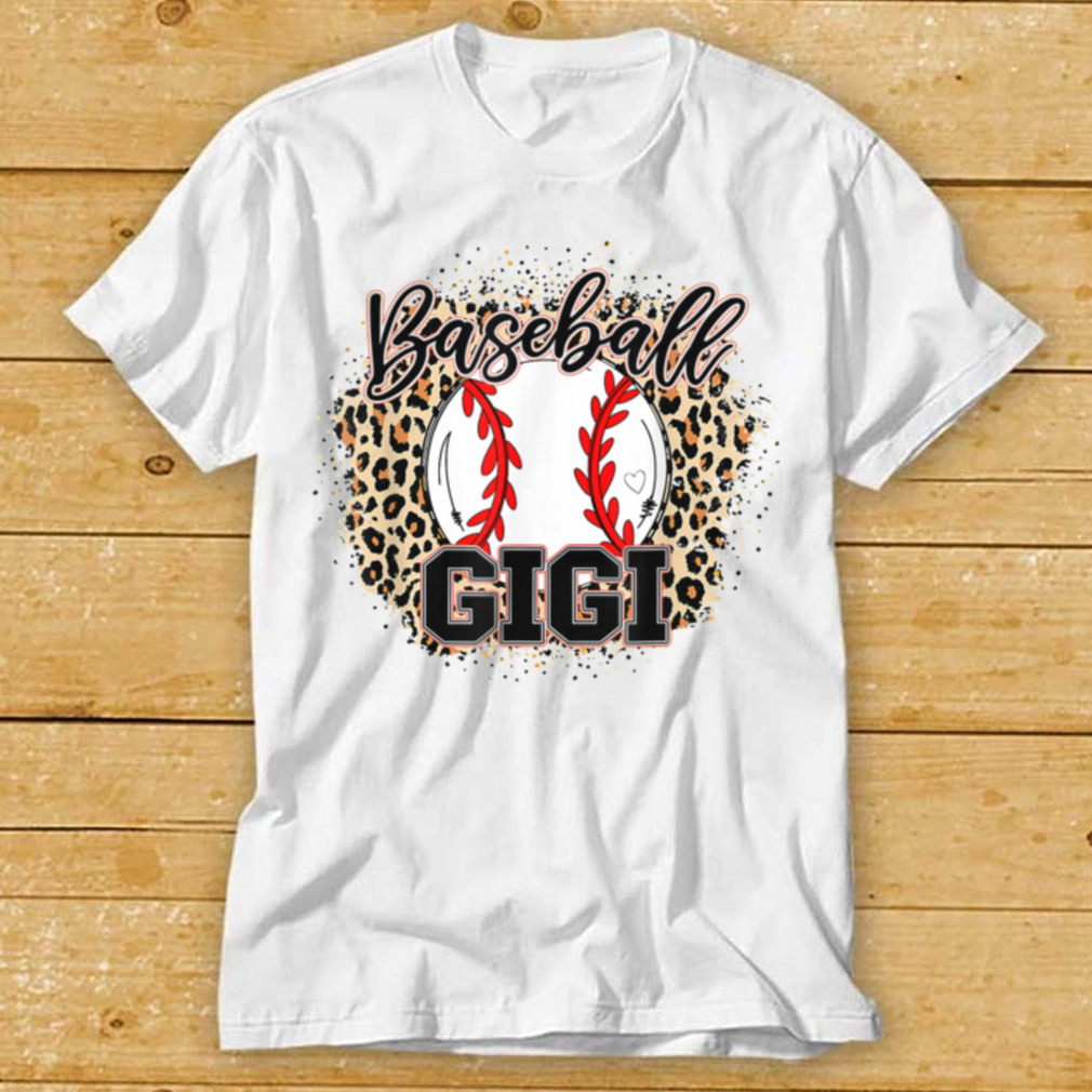 Baseball Gigi Leopard Baseball Lovers Family Mother’s Day T Shirt