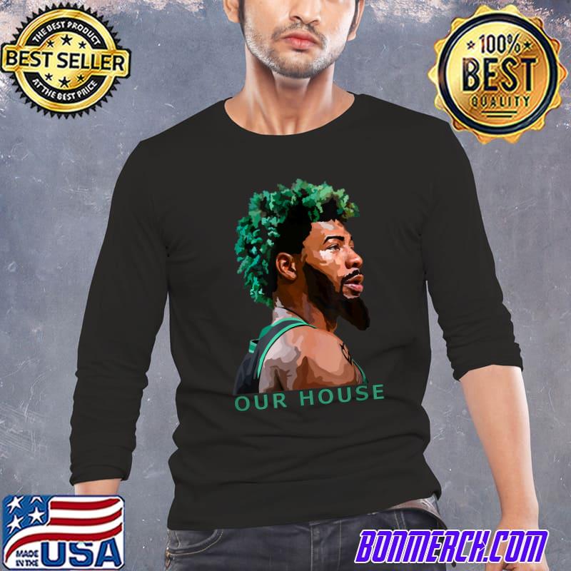 Be Smart in Our House Marcus Smart Boston Basketball Fans T-Shirt