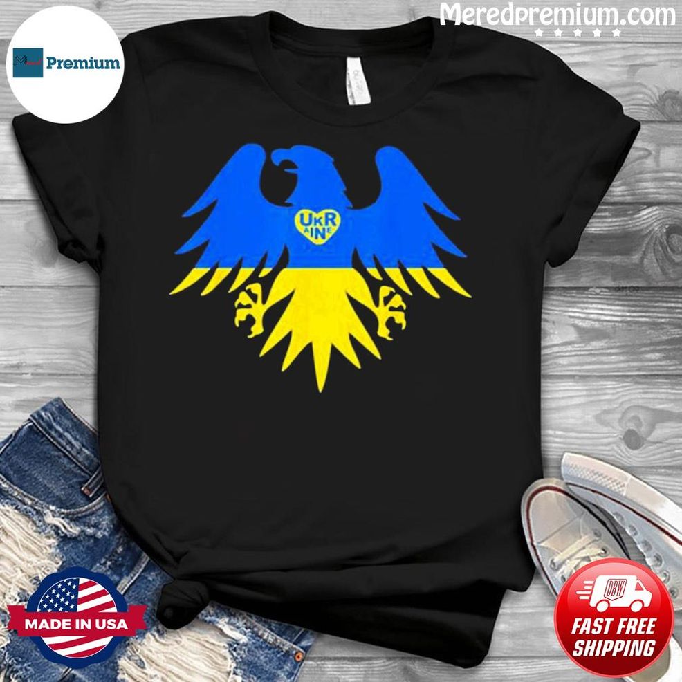 Best I Stand With Ukraine Support Ukraine Eagle Ukrainian Flag Shirt