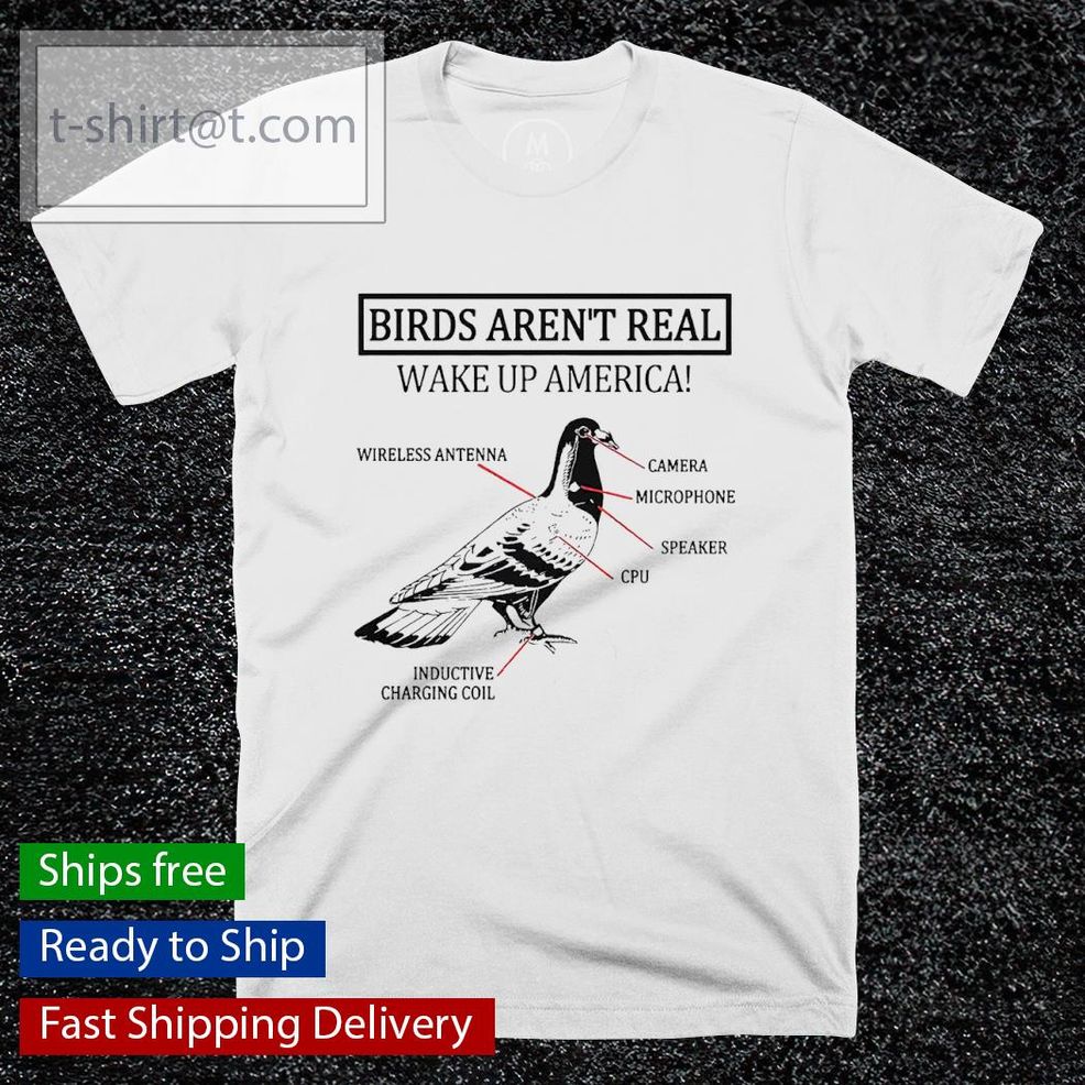 Birds Aren't Real Wake Up America Shirt