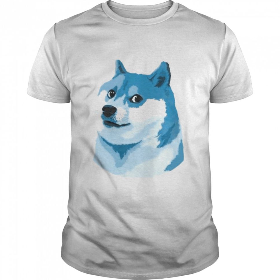 Blue Dog Blue Dogecoin Elon Musk Twitter Barstool Sports Store T Shirt