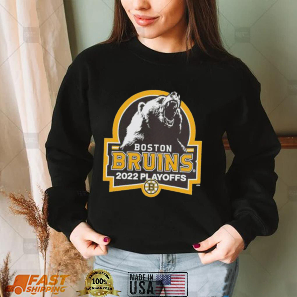 Boston Bruins 2022 Playoffs Bear Tee Shirt