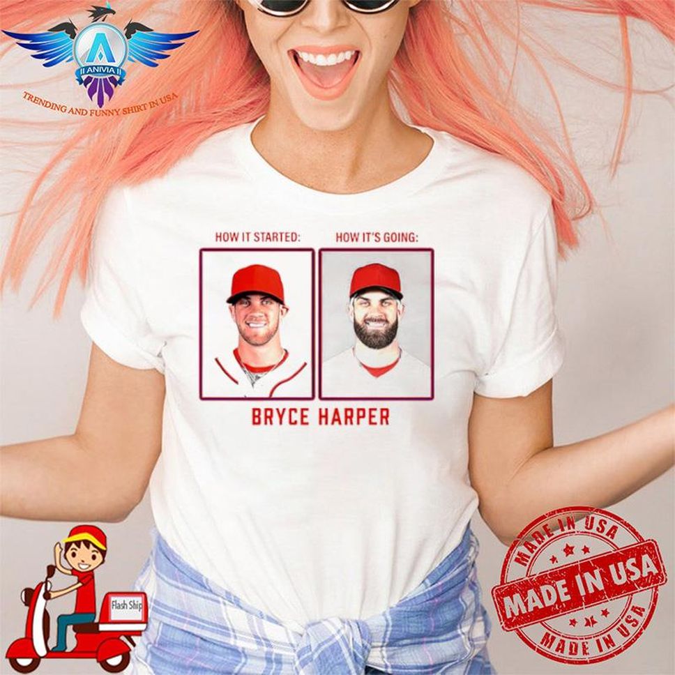 Bryce Harper Then And Now Shirt