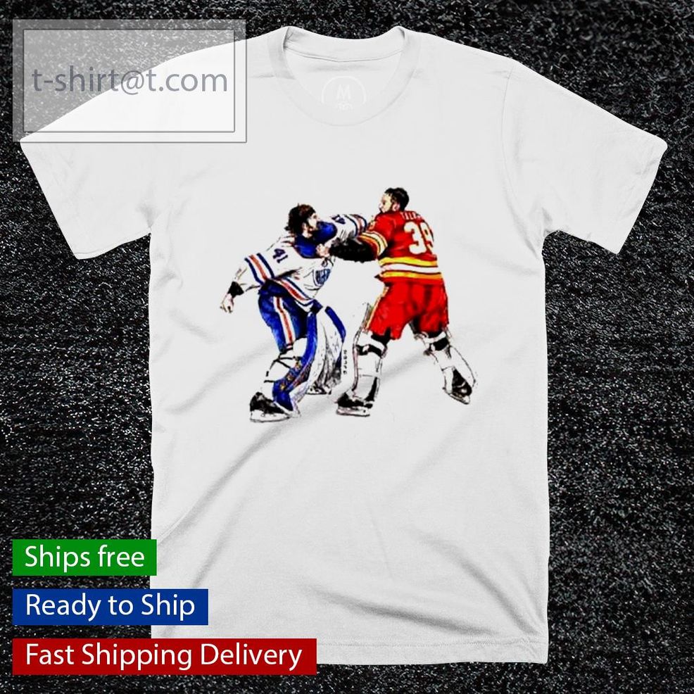 Cam Talbot Mike Smith Fight Battle Of Alberta Shirt