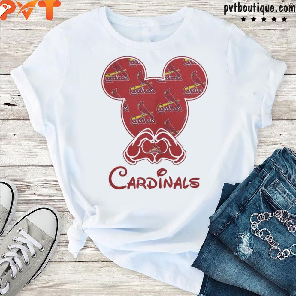 Cardinals Mickey Mouse Logo Shirt