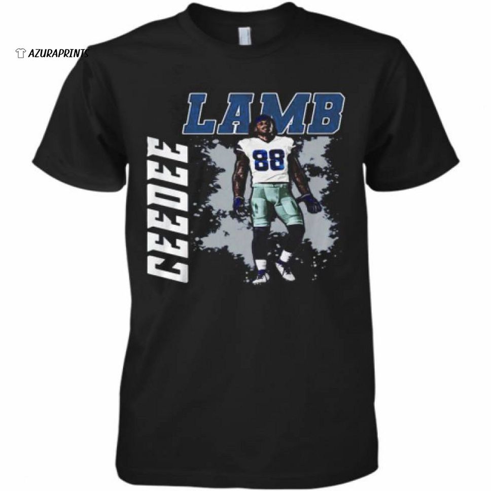 Ceedee Lamb Dallas Cowboys Football Art Premium Men 039;s T Shirt
