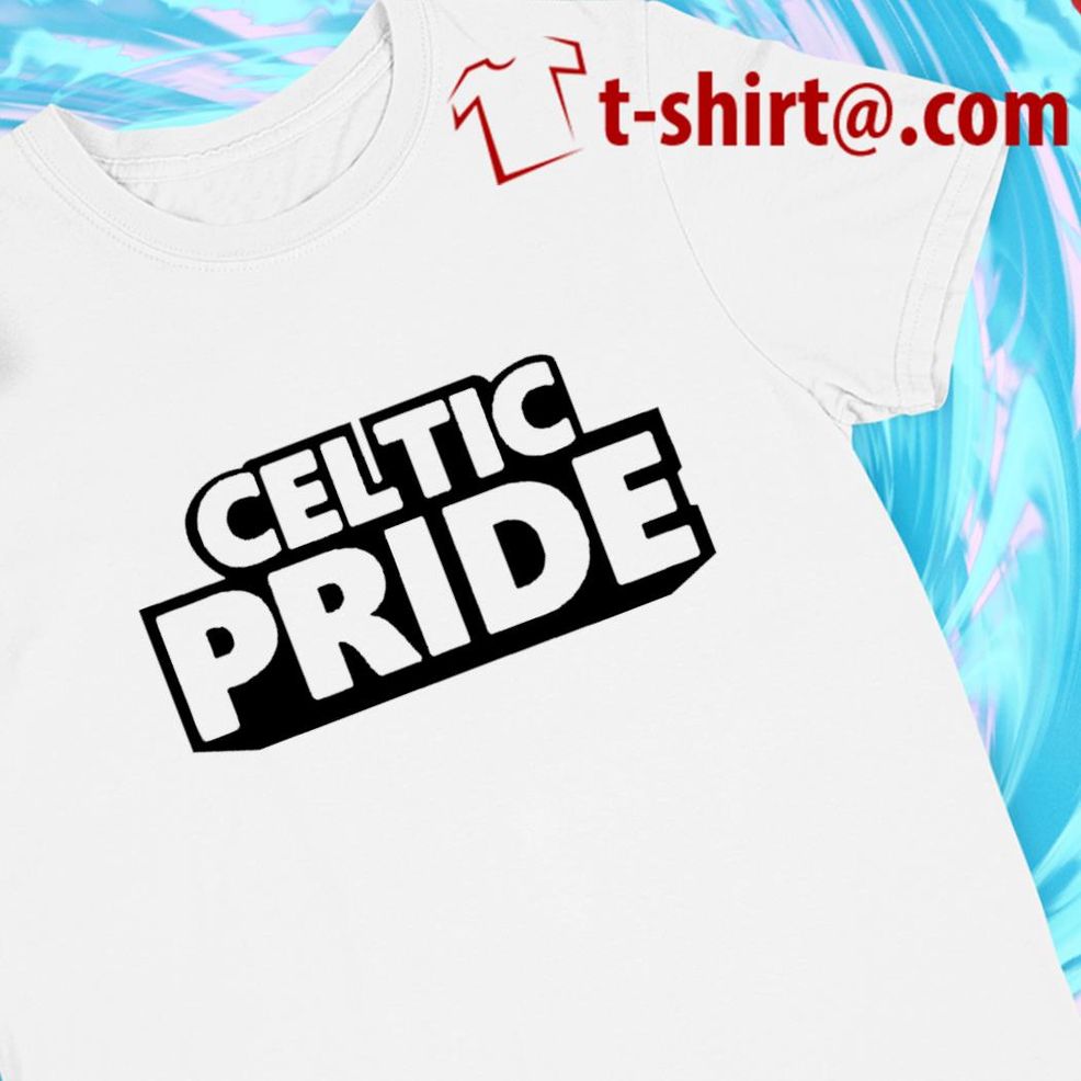 Celtics Pride Text T Shirt