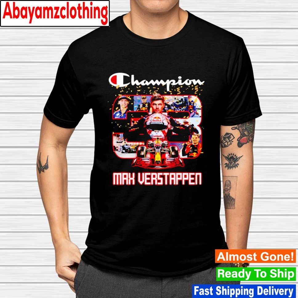 Champion Max Verstappen Red Bull Racing Shirt