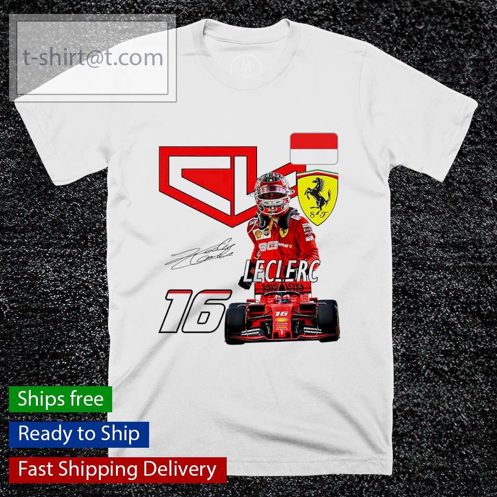 Charles Leclerc Formula 1 Signature Shirt
