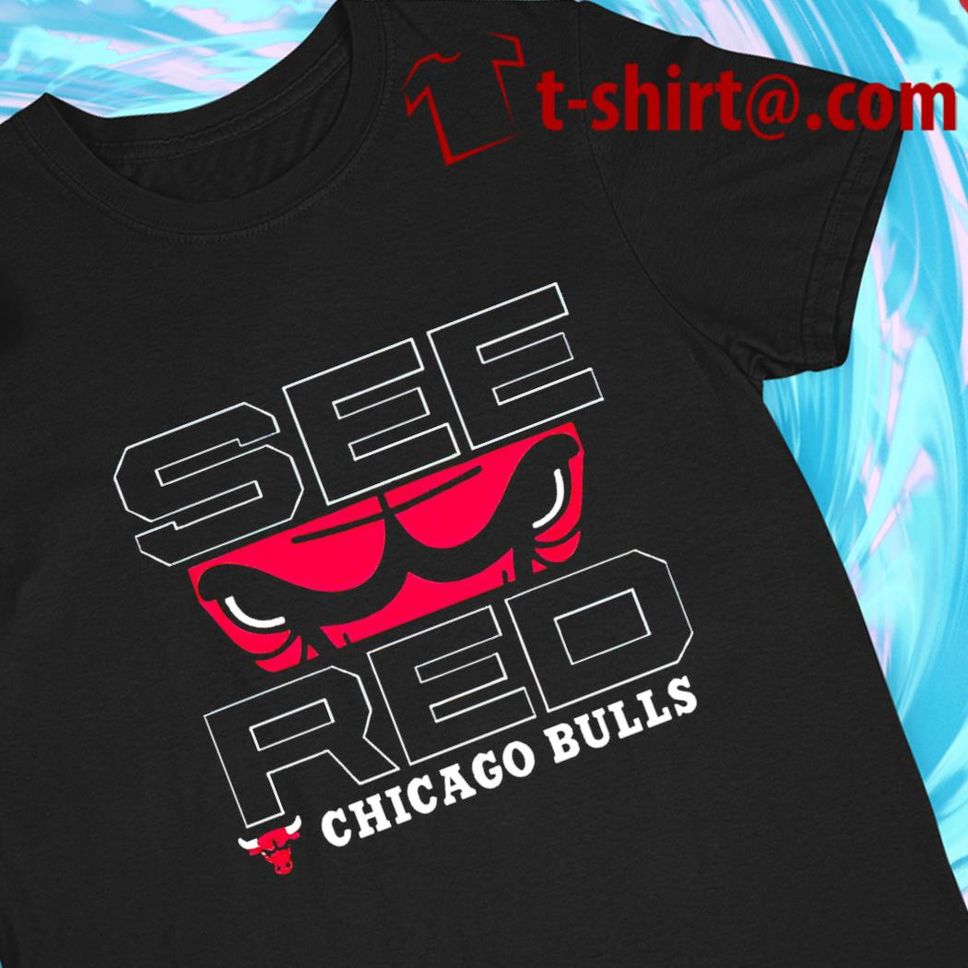 Chicago Bulls See Red Logo 2022 T Shirt
