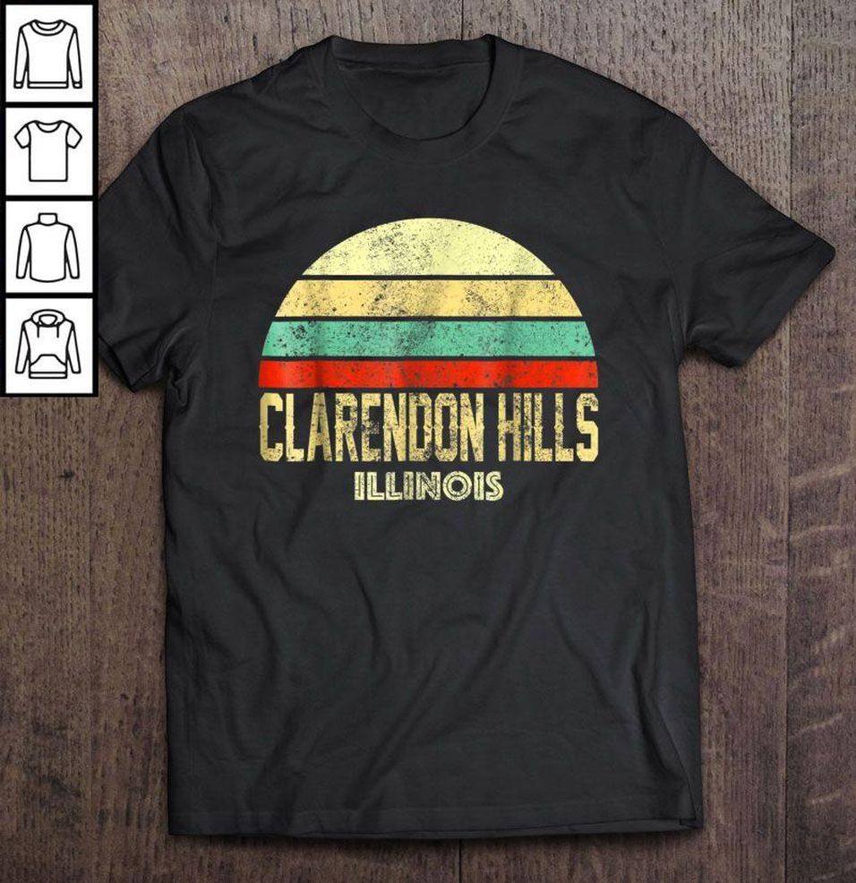 Clarendon Hills Illinois Vintage Tee Shirt