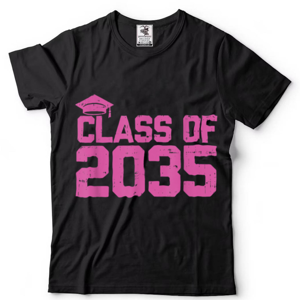 Class Of 2035 Graduation Grow With Me Kindergarten First Day T Shirt