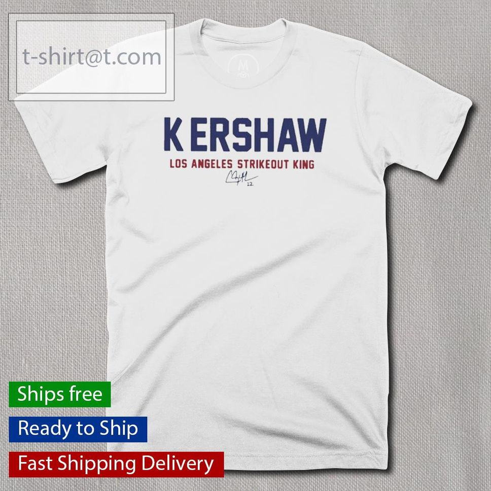 Clayton Kershaw LA Strikeout King Shirt
