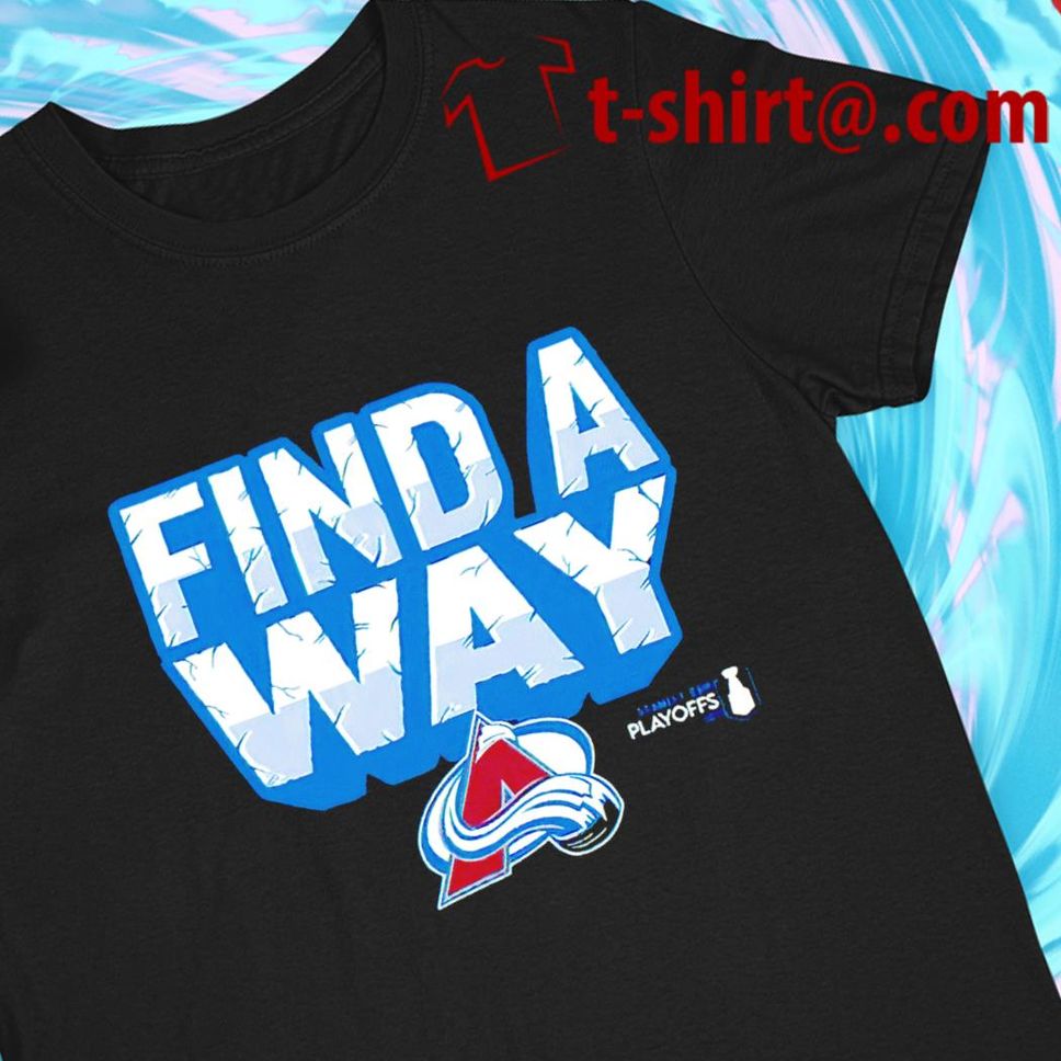 Colorado Avalanche Find A Way Logo 2022 T Shirt