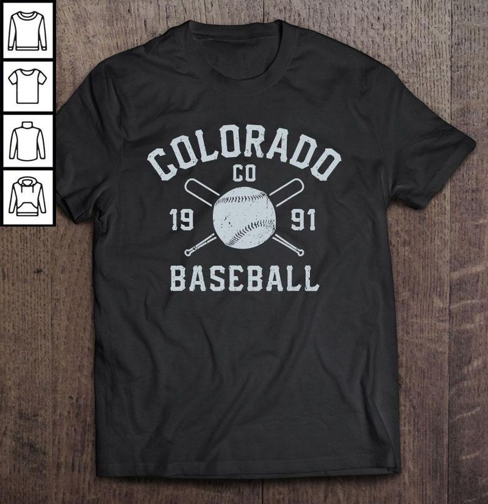 Colorado Baseball Vintage Denver Co Pride Retro Gift Gift Top
