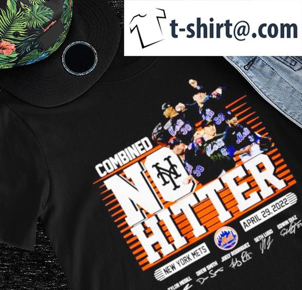 Combined No Hitter New York Mets Signatures 2022 Shirt