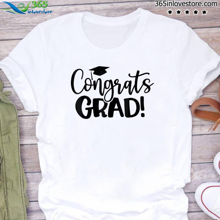 Congrats grad senior 2022 bachelor hat senior graduate shirt