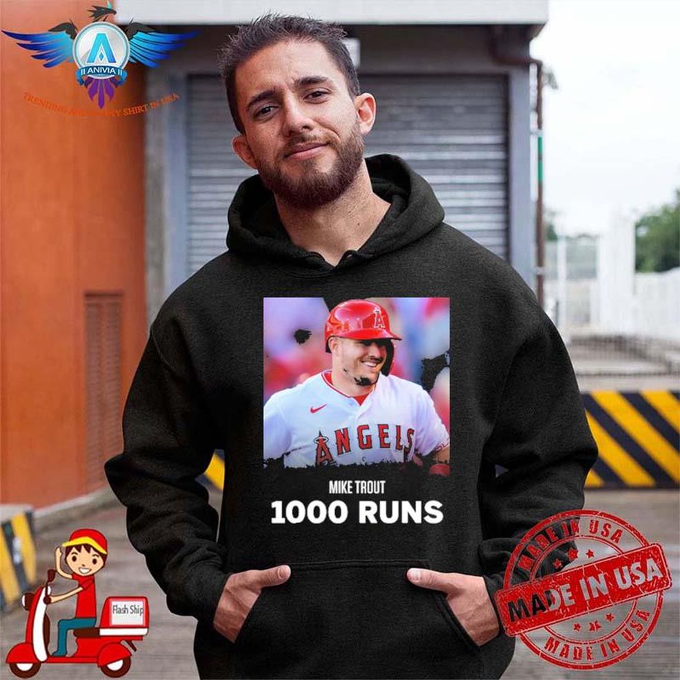 Congratulations Mike Trout 1000 Career Runs Shirt