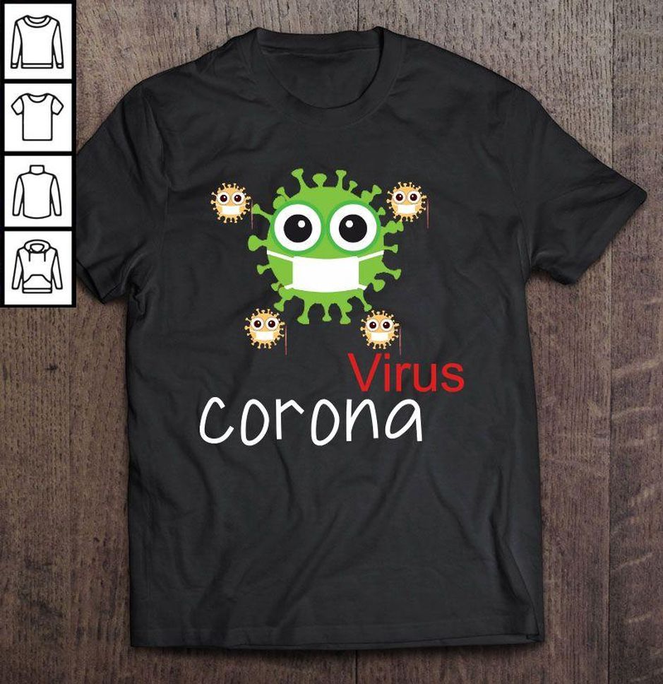 Corona Virus V Neck T Shirt