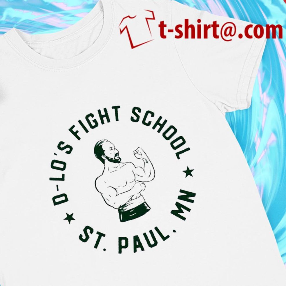 D Lo's Fight School St. Paul. Mn Logo T Shirt