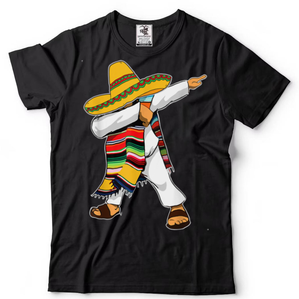 Dabbing Mexican Poncho Cinco de Mayo Sombrero T Shirt