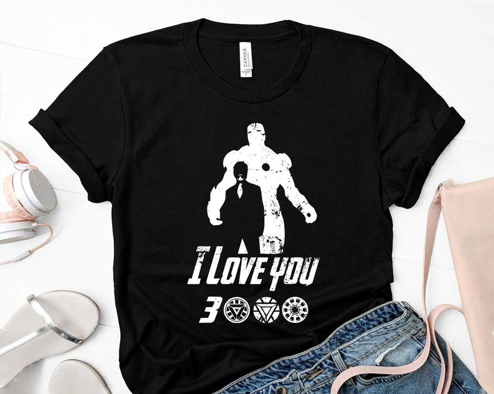 Dad Life Tee Marvel Shirt Dad Shirt Iron Man Shirt I Love You 3000 Father's Day Gift I Love You 3000 Shirt Marvel Father's Day Shirt