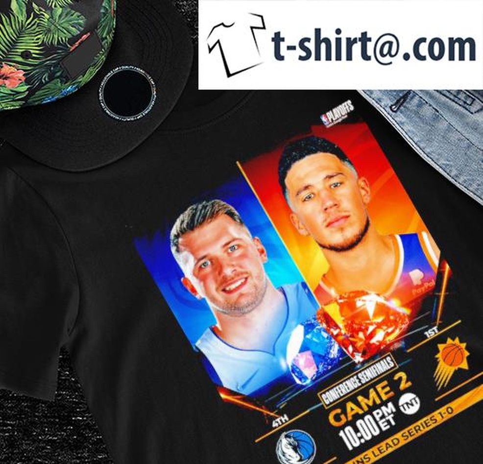 Dallas Mavericks Luka Doncic Vs Phoenix Suns Devin Booker Conference Semifinals Poster Shirt