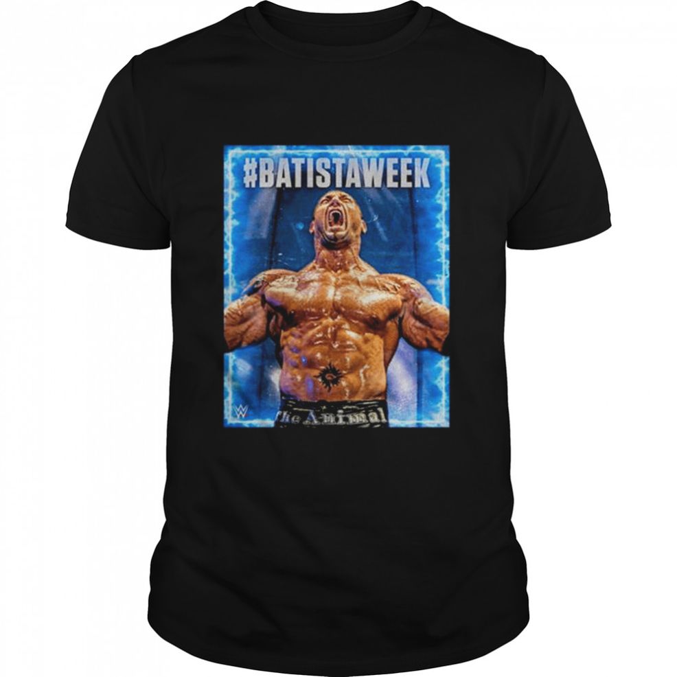 Dave Bautista Anniversary 20 Year WWE Batista Week T Shirt
