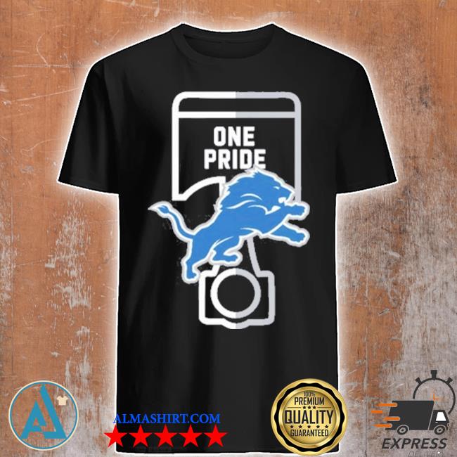 Detroit lions one pride 2022 shirt