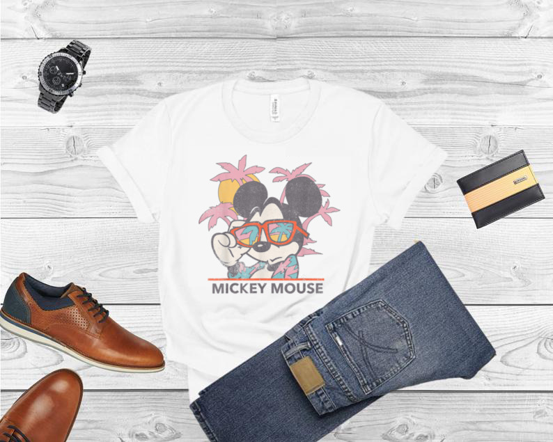 Disney Mickey And Friends Mickey Mouse Tropical Portrait T Shirt