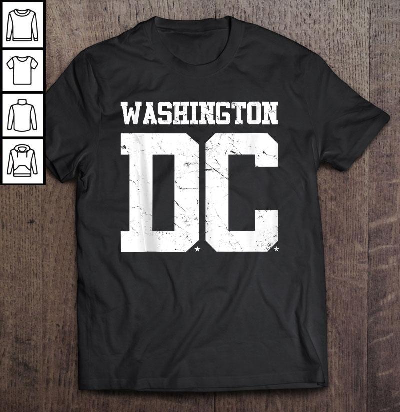 Distressed Washington Dc Tank Top Shirt