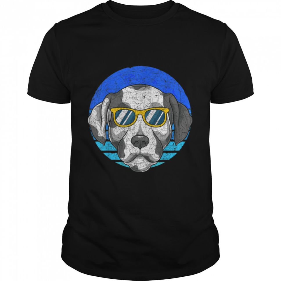 Dog Owner Animal Dog Lover Cool Sunglasses Retro Dalmatian T Shirt B09W621FVP