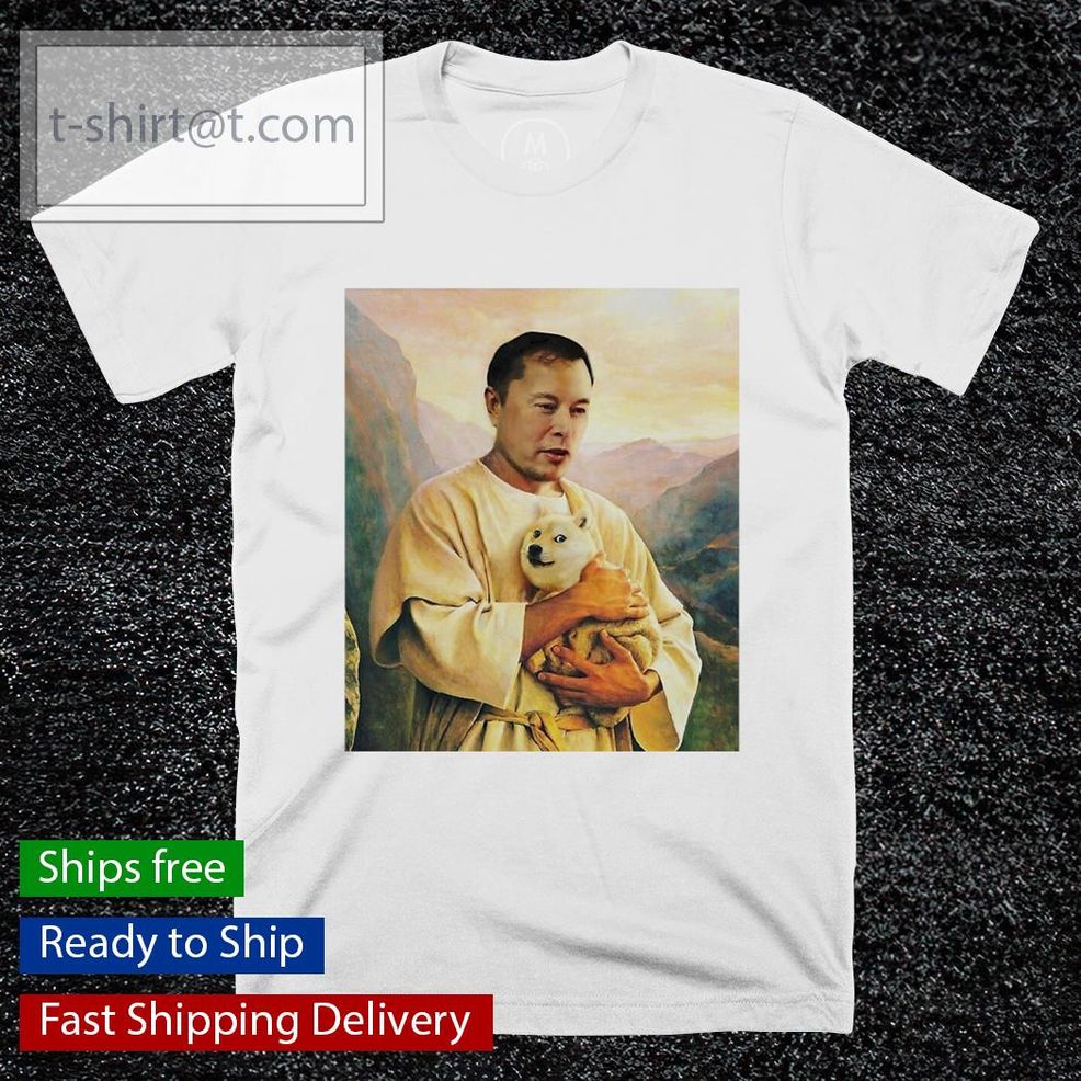 Dogecoin To The Moon With Elon Musk Shirt