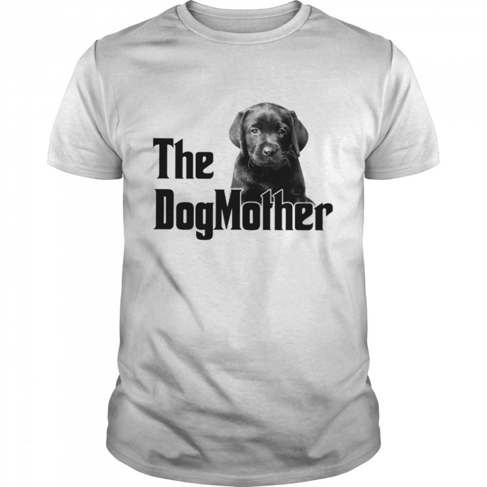 DogMother BLACK Labrador Pup T Shirt