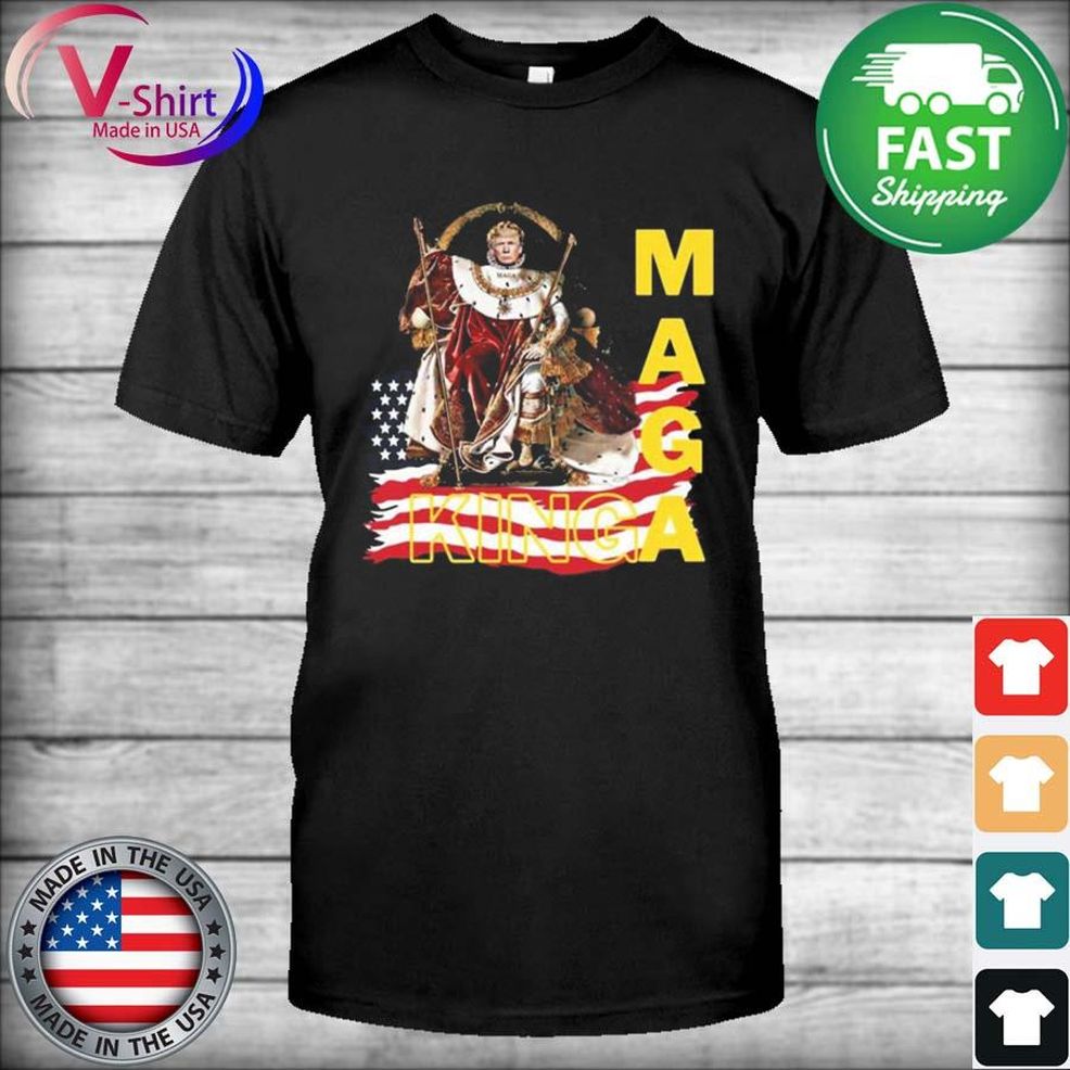 Donald Trump The Maga King US FLag Shirt