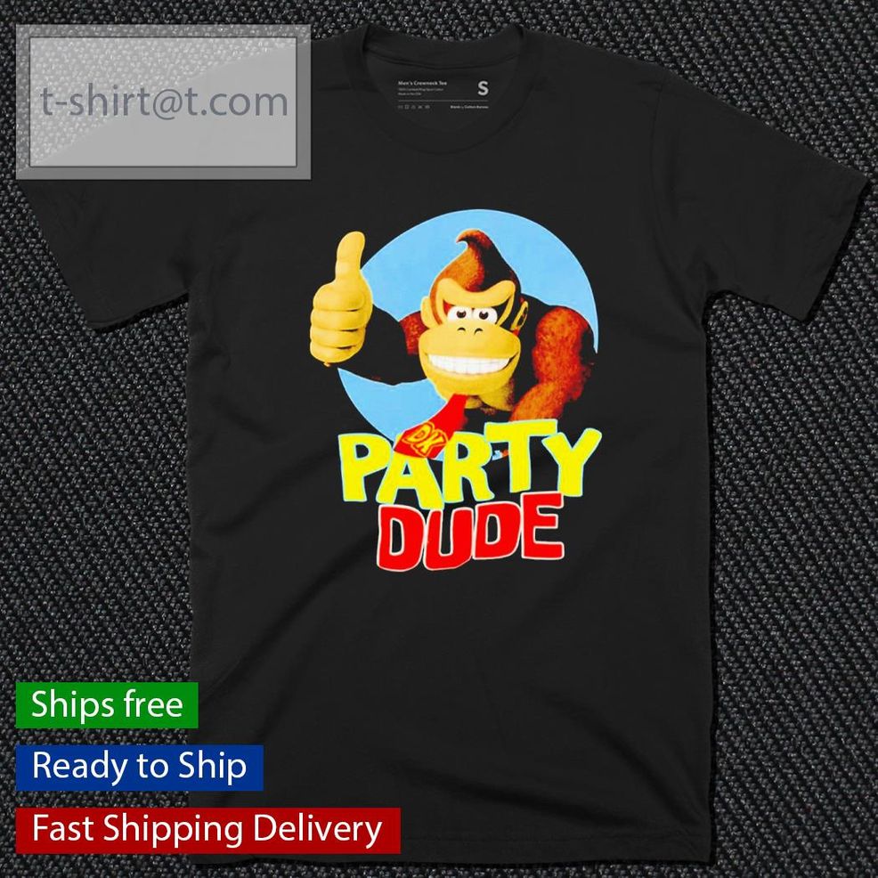 Donkey Kong Party Dude Shirt