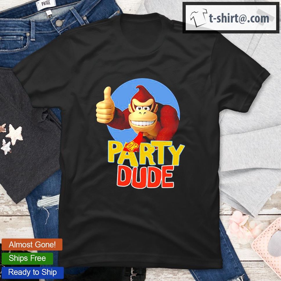 Donkey Kong Party Dude T Shirt