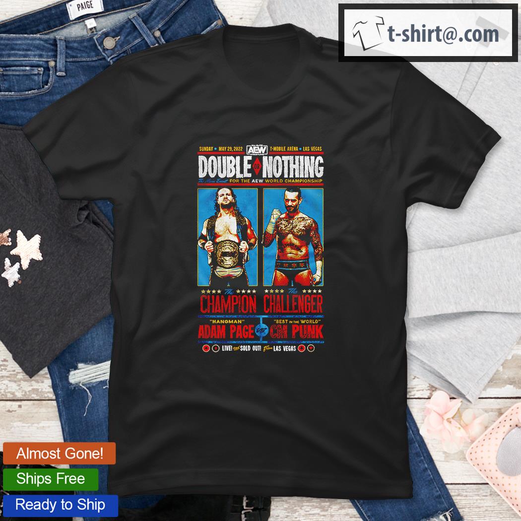 Double Or Nothing Matchup Hangman Adam Page Vs CM Punk T-Shirt