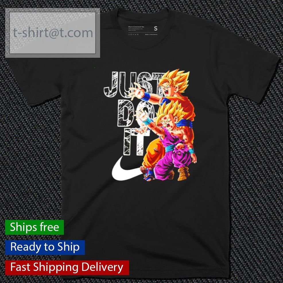 Dragon Ball Z Goku And Gohan Kamehameha Just Do It Shirt