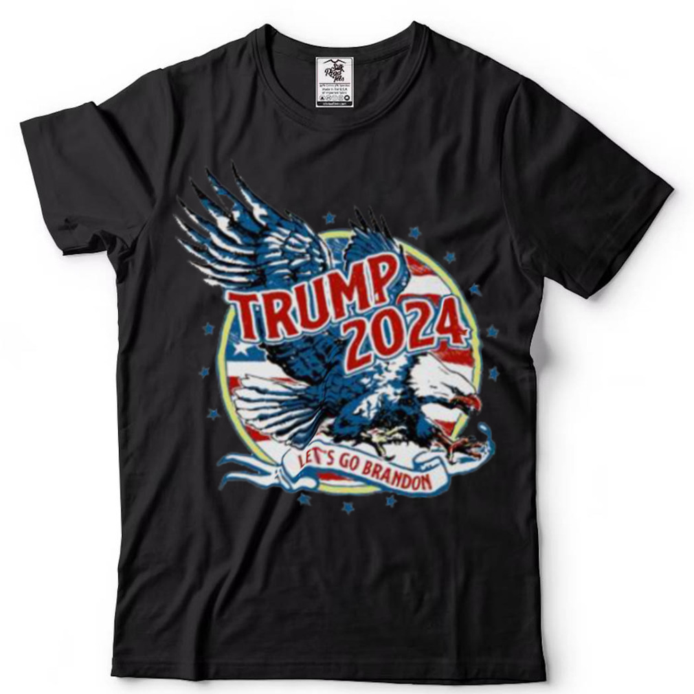 Eagle Trump 2024 Let’s go Brandon American flag shirt