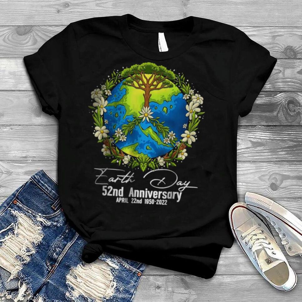 Earth Day 2022 52nd Earth Day Gifts For Women Girls Boys Planet Day T Shirt