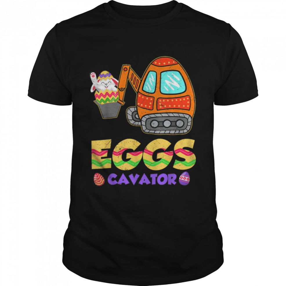 Easter Egg Hunt Toddlers Constructions Trucks Boys Children T Shirt B09W8RFHVF