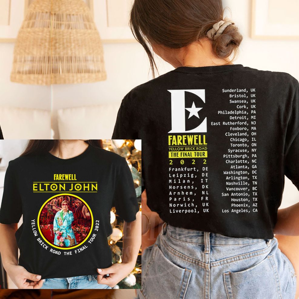 Elton John Farewell Yellow Brick Road The Final Tour Shirts