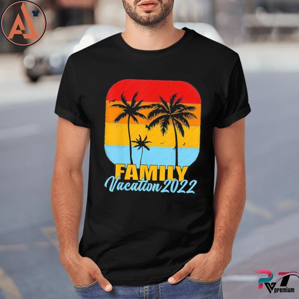 Family Vacation 2022 Beach Tropical Matching Group Vintage Shirt