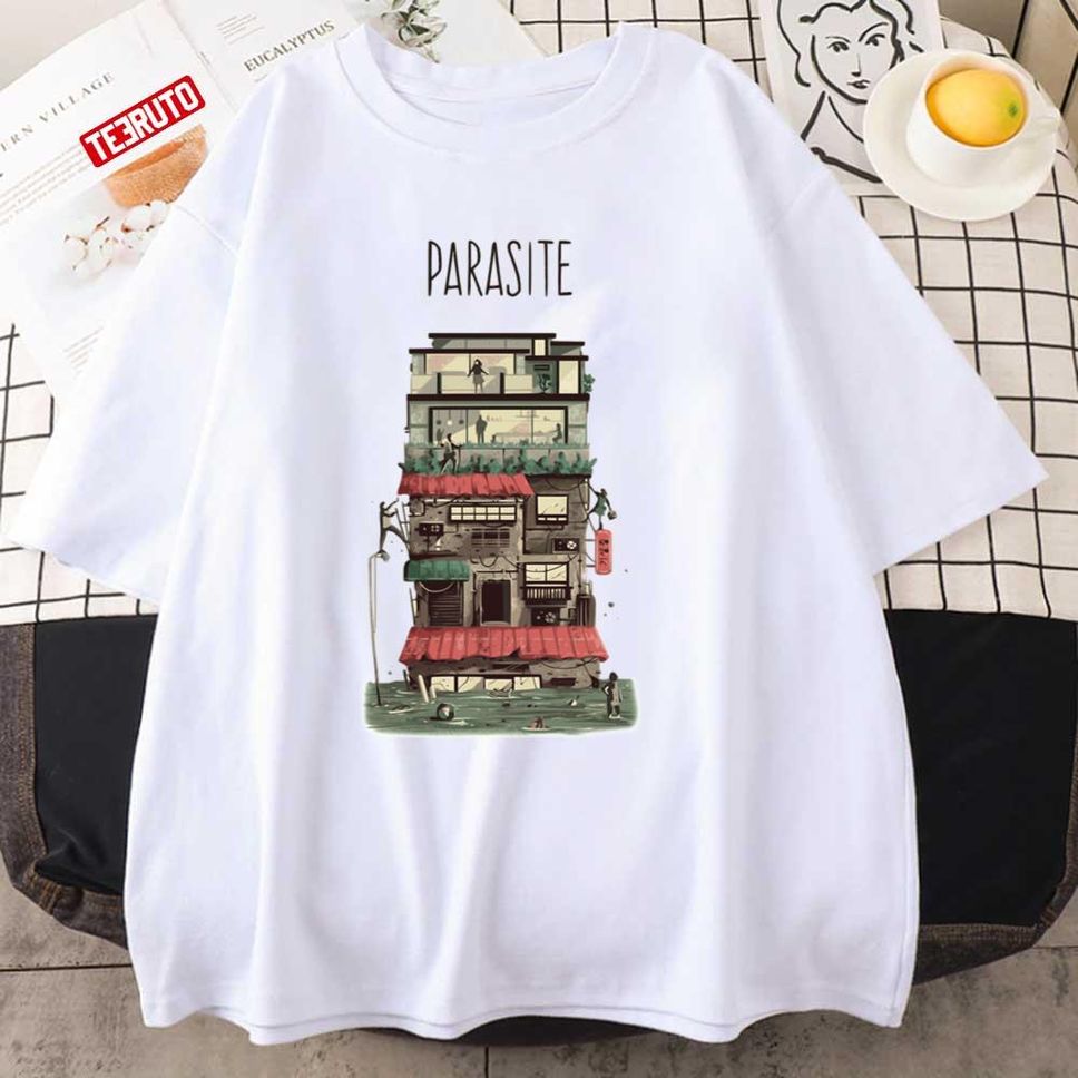 Fanart Parasite Movie Flooded House Unisex T Shirt