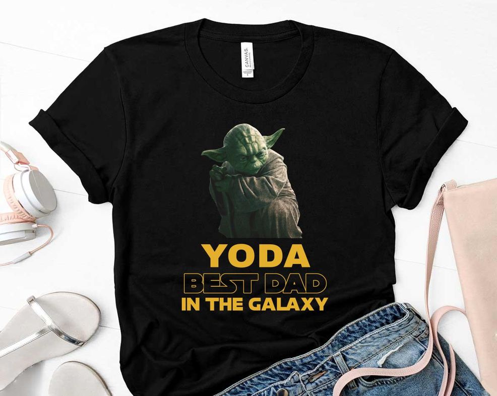 Fathers Day Master Yoda Best Dad In The Galaxy Star Wars Shirt