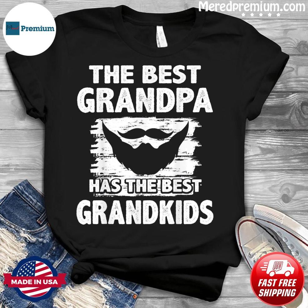 Fathers Day Tee For Papa – Best Grandpa Has Best Grandkids Shirt